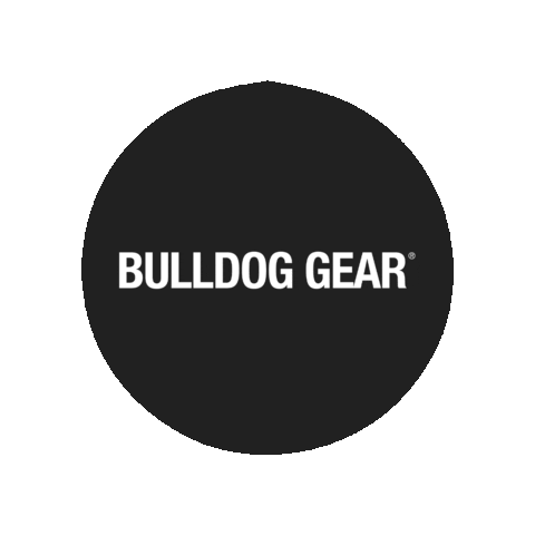 Bulldoggear giphygifmaker bulldog bulldog gear Sticker
