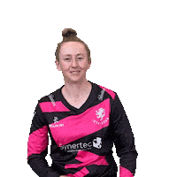 Pose Cross Sticker by Somerset County Cricket Club