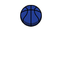 Bouncing Kentucky Basketball Sticker by University of Kentucky