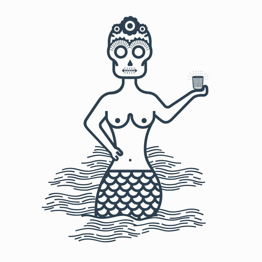 LaEscondidaMezcal giphyupload legend mermaid mezcal GIF