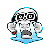 Cryingheart Sobbing Sticker by Zhot Shop