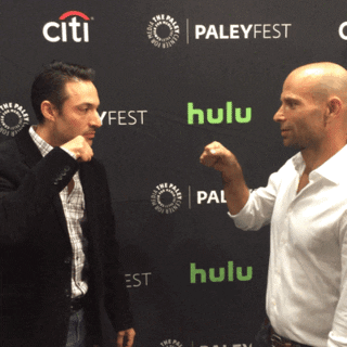 Mindy Kaling Fist Bump GIF by The Paley Center for Media