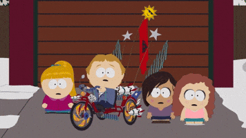 You Girls Check Out The Flags On My Bike?