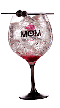 MomGin cheers queen mom drinks Sticker