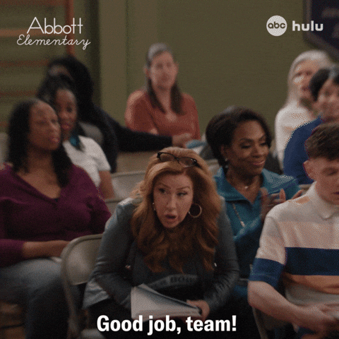 Go Team Good Job GIF by ABC Network