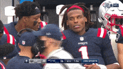 Cam Newton Reaction GIF by New England Patriots