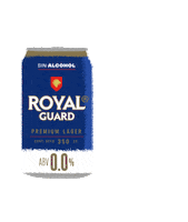 cervezaroyalguard royalguard merecidorelajo cerogrados royalguarcero Sticker