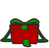 christmas sticker by Black and white chickens