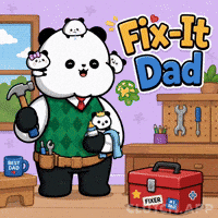 Fixing Fathers Day GIF by Kanpai Pandas