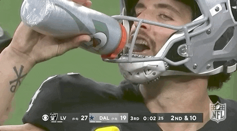 Cool Down Water Bottle GIF by NFL