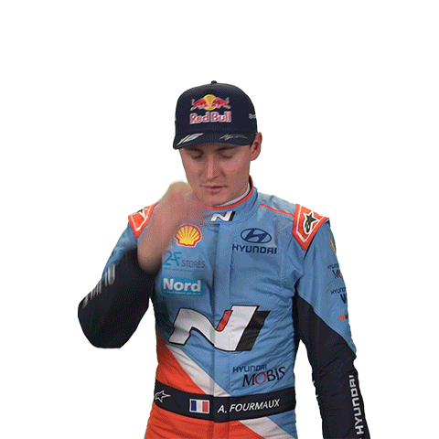 Driver Sweating Sticker by FIA World Rally Championship