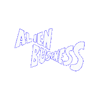 alienbusinessfilm logo film business alien Sticker