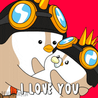 I Love You Kiss GIF by Pengu Asia