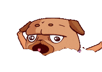 Dog Wiggle Sticker by BigBrains