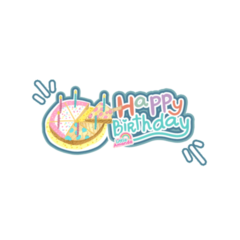 Happy Birthday Sticker by Little Amanda PH