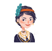 The Star Heart Sticker by Doodleganger