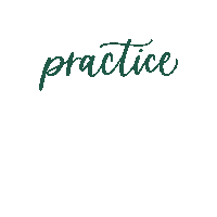 Calligraphy Practice Sticker by Green Country Creative