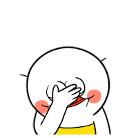 Smirk Laughing Sticker by kwaesam