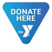 ymcatriangle donate donation ymca donate button Sticker