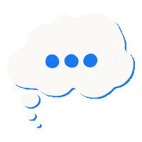 Cloud Typing Sticker by Facebook Watch