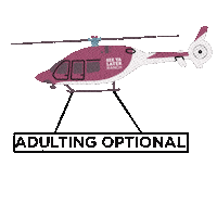 SYLRanchWinery wine helicopter adulting winery Sticker
