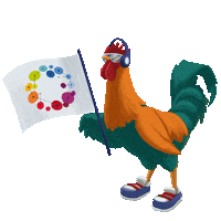 Neubox flag internet web tenis Sticker