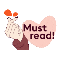 Heart Must Read Sticker by StorytelSG