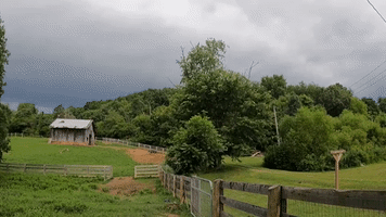 Timelapse Shows Tornado-Warned Storm Hitting Kentucky Barnyard