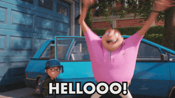 Wave Hello GIF by Minions