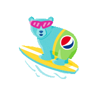 Bear Surf Sticker by Pepsi #Summergram