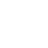 Happy Birthday Sticker