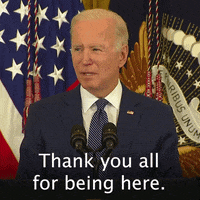 Joe Biden Thank You GIF by The Democrats