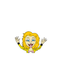 Cartoon Punk Sticker by Viki Vortex