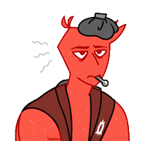 Tired Flu Sticker
