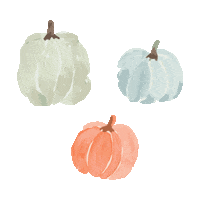 Autumn Pumpkin Sticker by Peaa