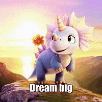 Wisdom Dream Big GIF by Divineasaur