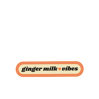 Vibes Behonest Sticker by Ginger Milk Natural Care