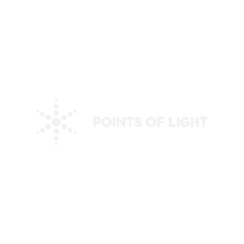 Be A Light Volunteer Sticker by Points of Light