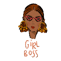 Girl Fashion Sticker
