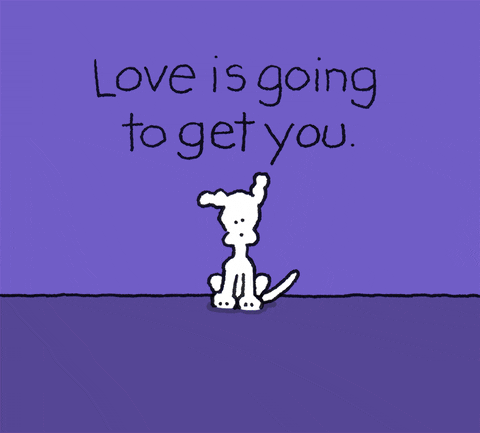 Heart Attack Love Is Going To Get You GIF by Chippy the Dog