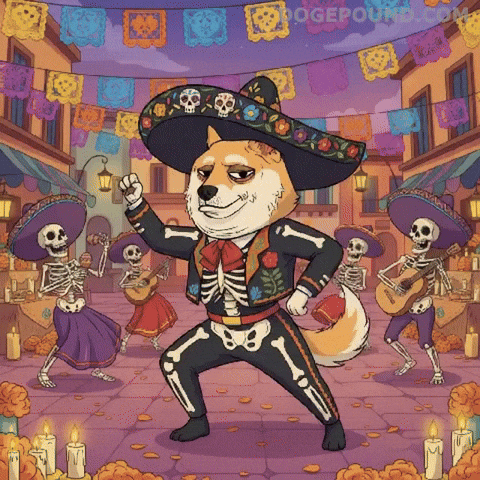 Happy Day Of The Dead GIF by Doge Pound