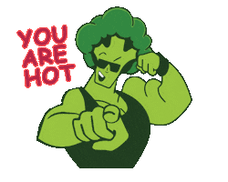 I Love You Smile Sticker by Diety od Brokuła