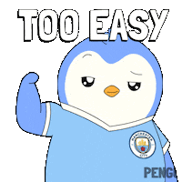 Manchester City Football Sticker by Pudgy Penguins