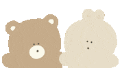 うさぎ くま Sticker