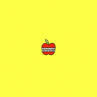 studioaka animation apple teeth mouth GIF
