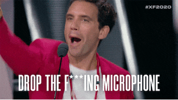 Sky Microphone GIF by X Factor Italia