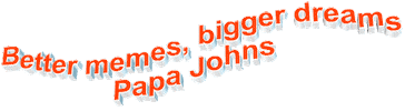 papa johns pizza Sticker by AnimatedText