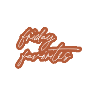 Typography Friday Sticker by Cindy Albanese Creative