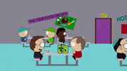 eric cartman eating GIF by South Park 