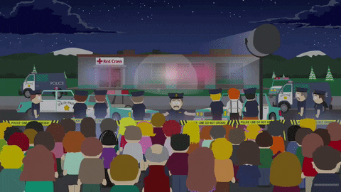 flashing lights GIF by South Park 